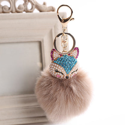 Fur Pendant Keychain
