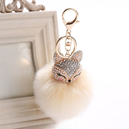 Fur Pendant Keychain