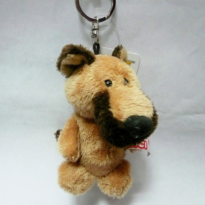Fur plush bag hanger accessory