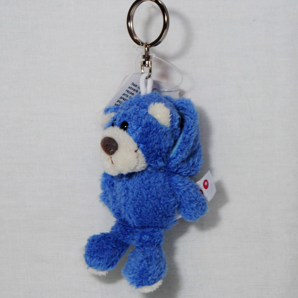 Fur plush bag hanger accessory