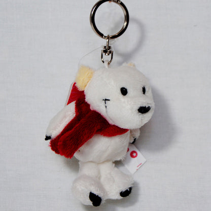 Fur plush bag hanger accessory