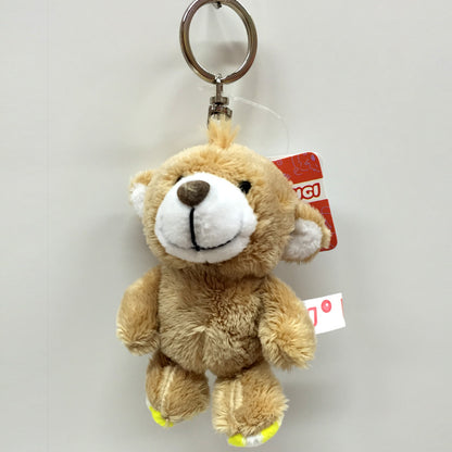Fur plush bag hanger accessory