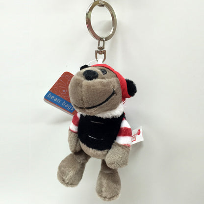 Fur plush bag hanger accessory