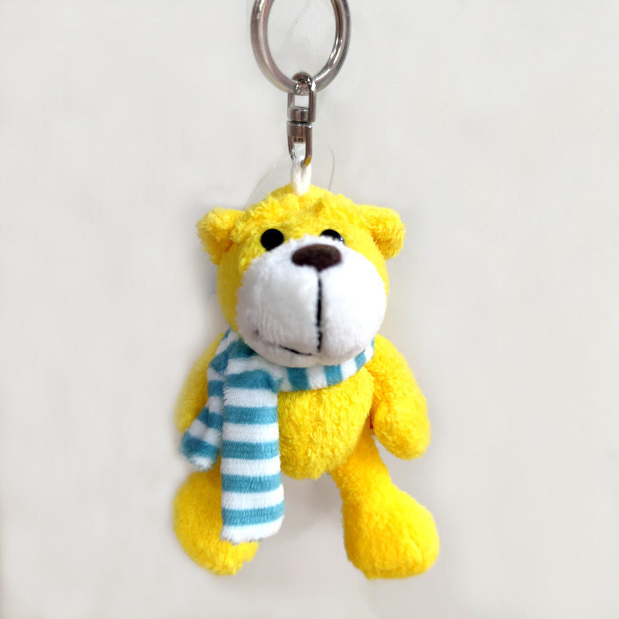 Fur plush bag hanger accessory