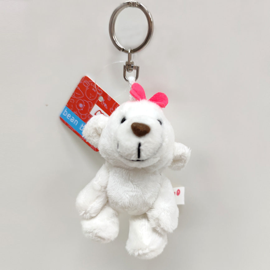 Fur plush bag hanger accessory