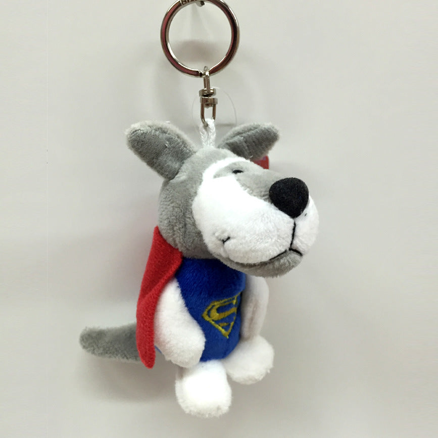 Fur plush bag hanger accessory