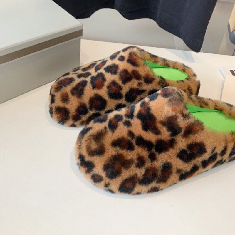fur slippers
