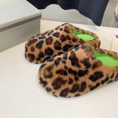 fur slippers
