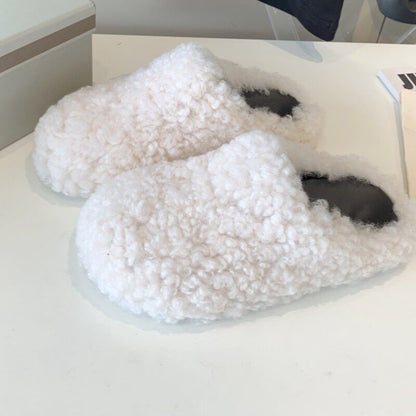 fur slippers