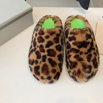 fur slippers