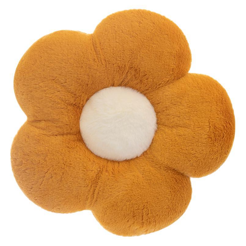 Fur throw cushion