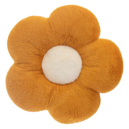 Fur throw cushion