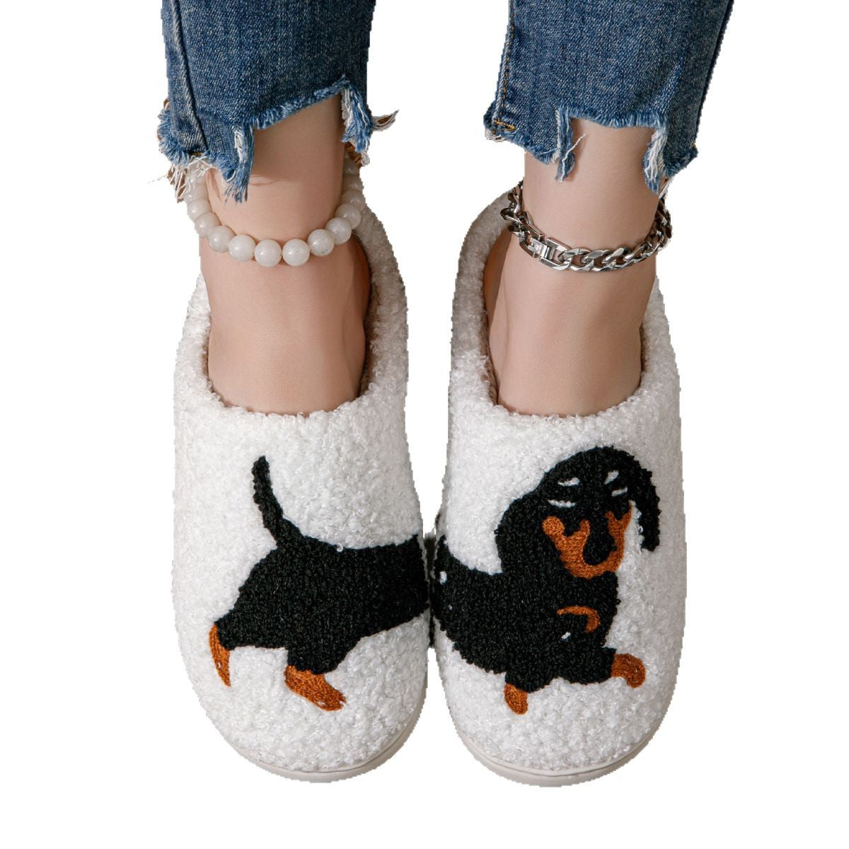 Furry Indoor Outdoor Slippers