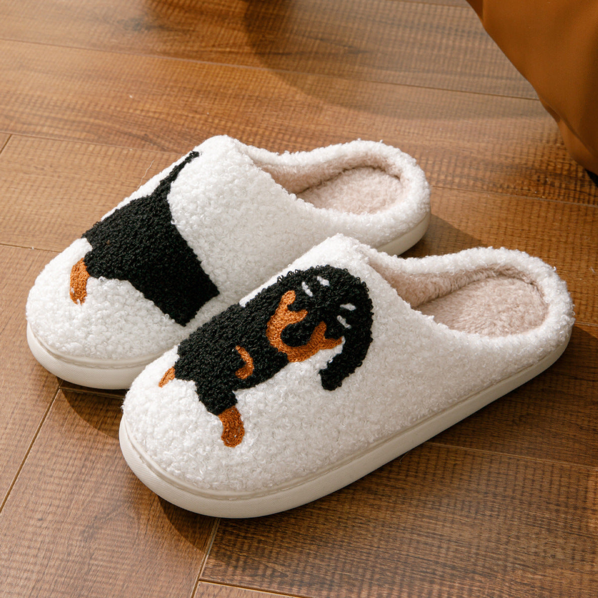 Furry Indoor Outdoor Slippers