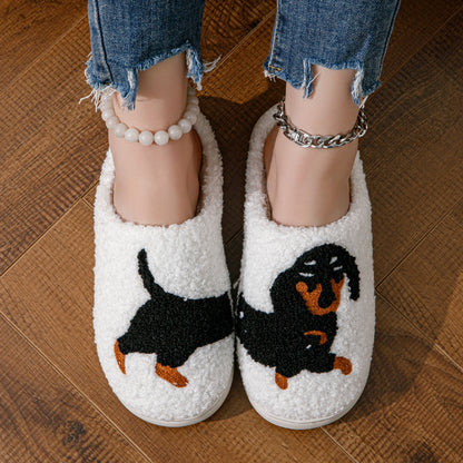 Furry Indoor Outdoor Slippers