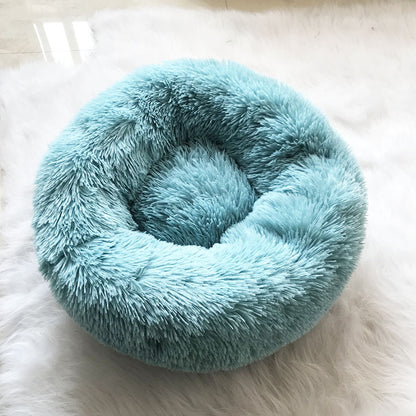 Furry pet bed