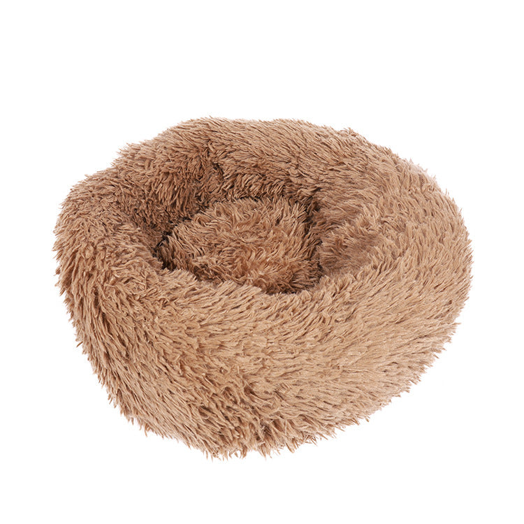 Furry pet bed
