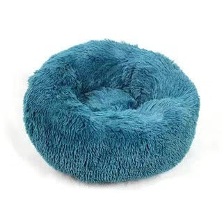Furry pet bed