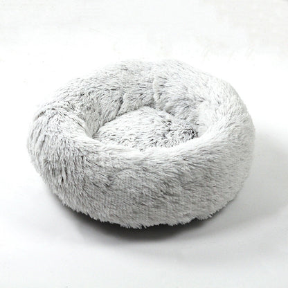Furry pet bed