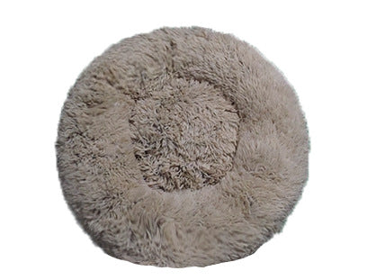 Furry pet bed