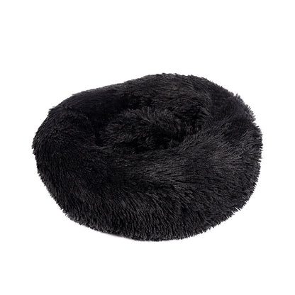Furry pet bed