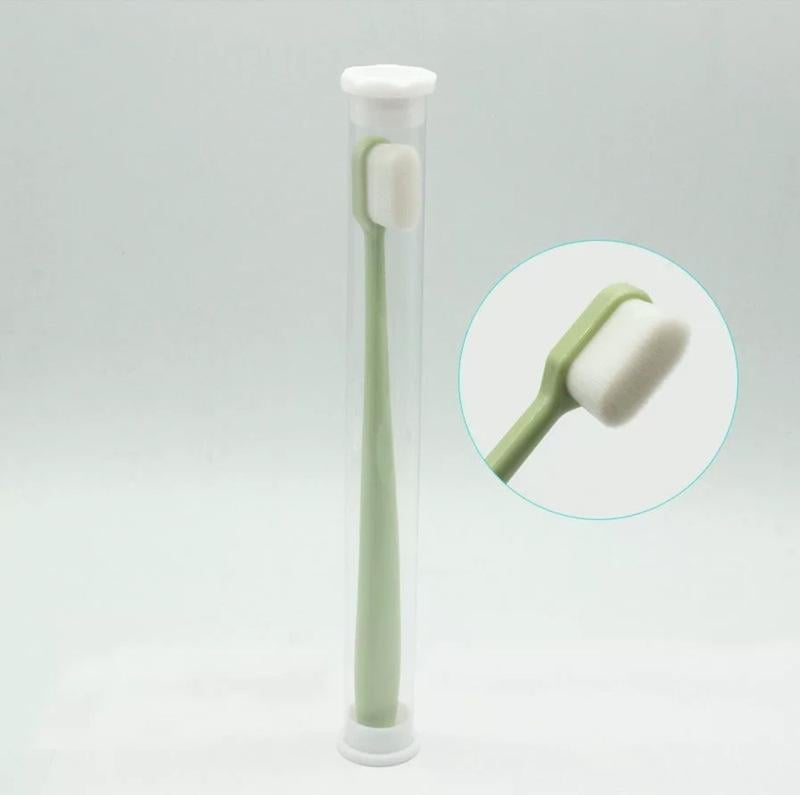 Furry soft-bristled toothbrush
