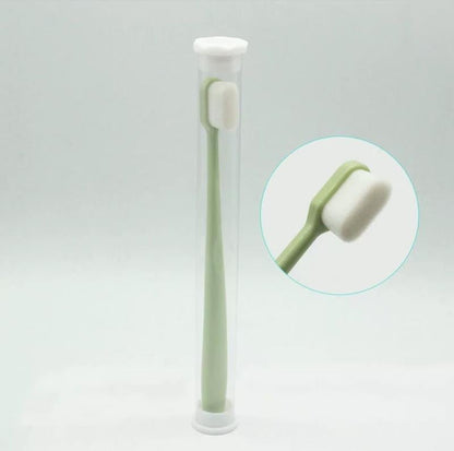 Furry soft-bristled toothbrush