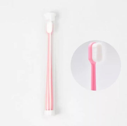 Furry soft-bristled toothbrush