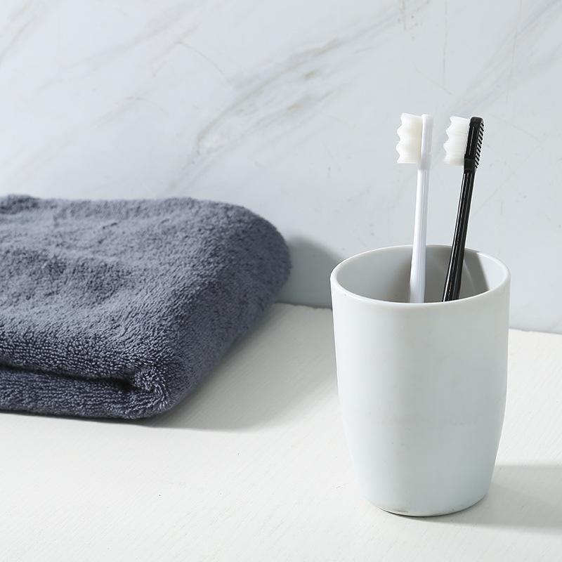 Furry soft-bristled toothbrush