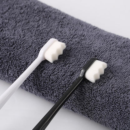 Furry soft-bristled toothbrush