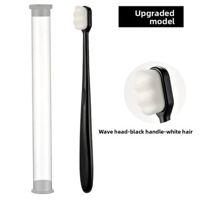 Furry soft-bristled toothbrush