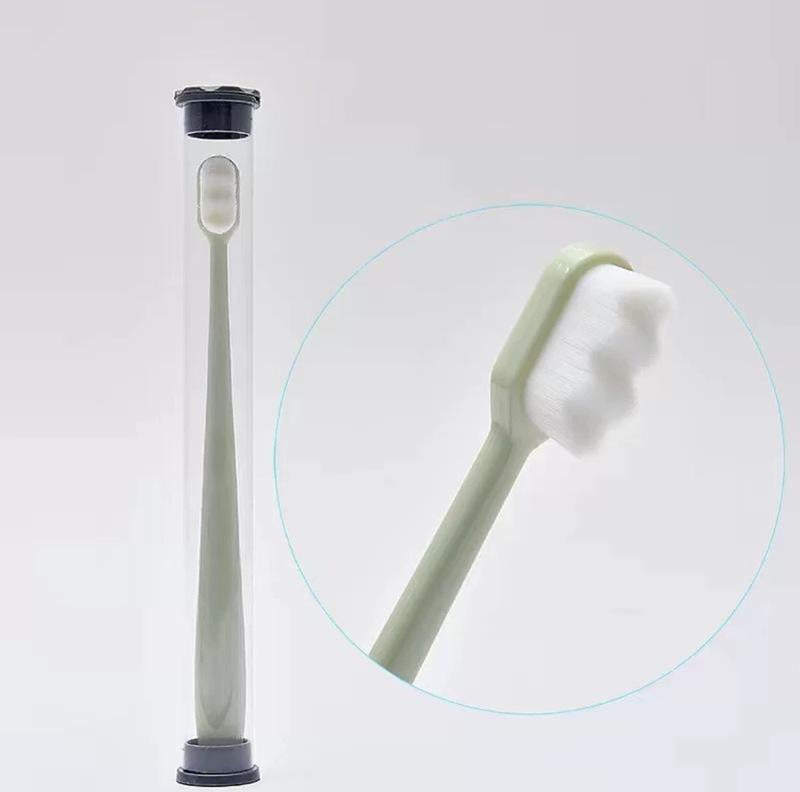 Furry soft-bristled toothbrush
