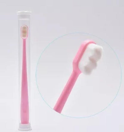 Furry soft-bristled toothbrush