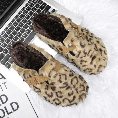 Furry Velvet Slip-On Slippers