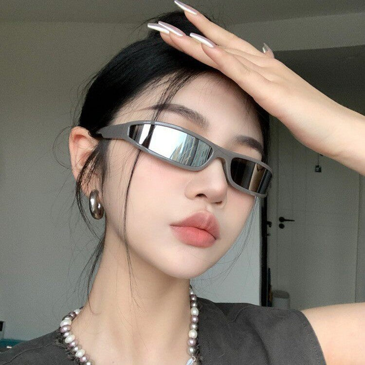 Futuristic Oversized Cycling Sunglasses