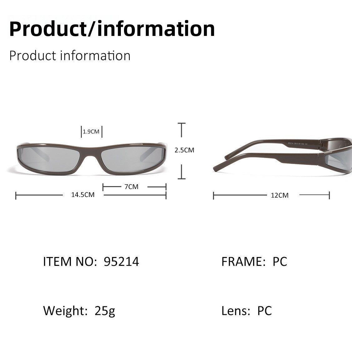 Futuristic Oversized Cycling Sunglasses