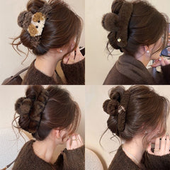 3 Brown Plaid Teddy