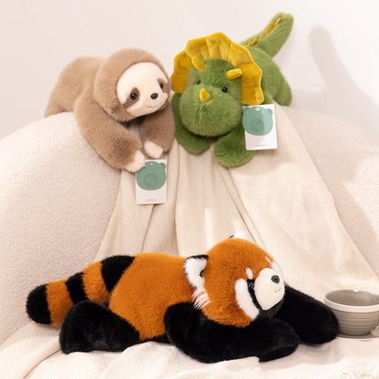 Fuzzy toy throw pillow