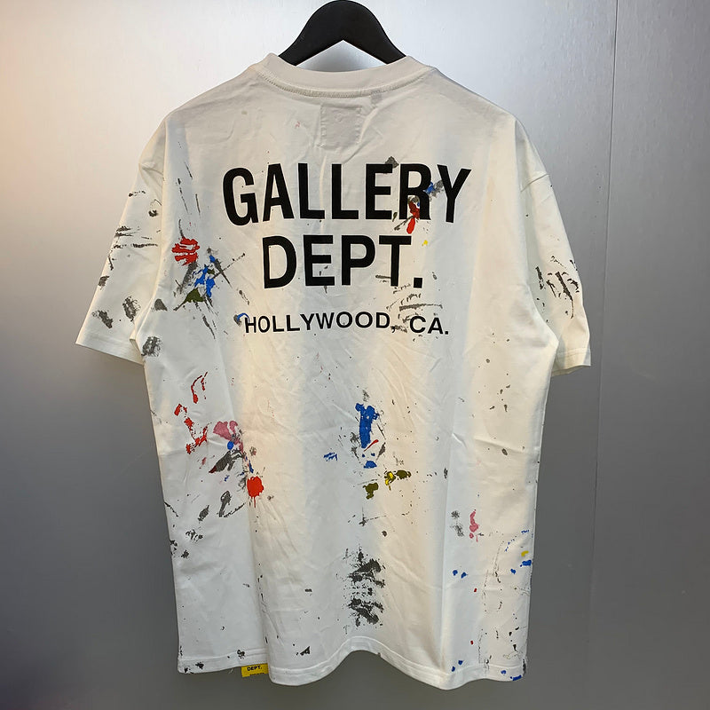Gallery Dept Style Cotton Short Sleeve T-Shirt
