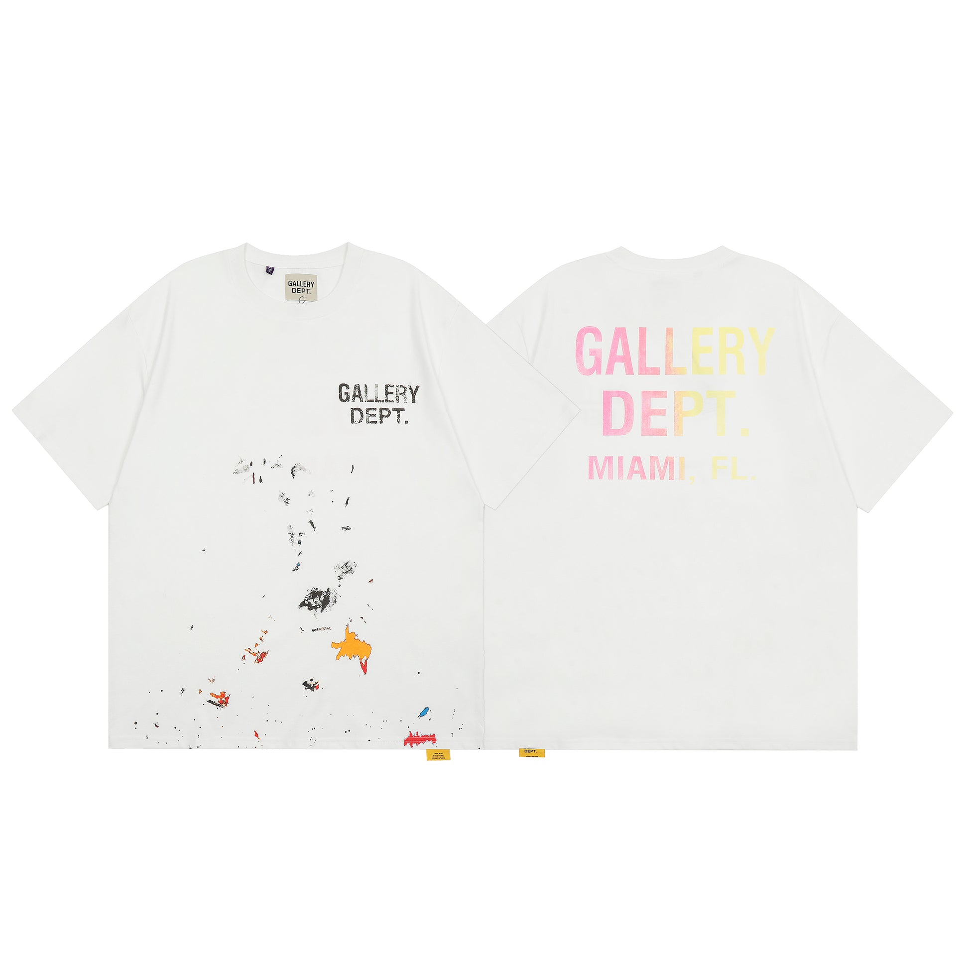 Gallery Dept Style Cotton Short Sleeve T-Shirt