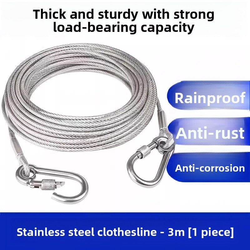 Galvanized Steel Clothesline Rope