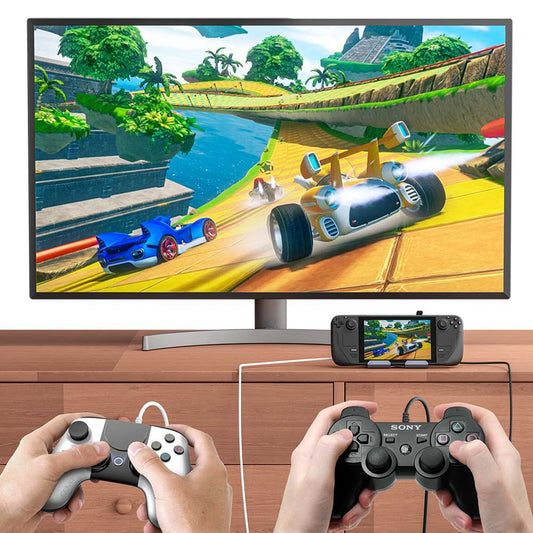 Game console base stand dock extender