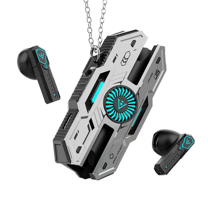 Gaming headset with mecha style