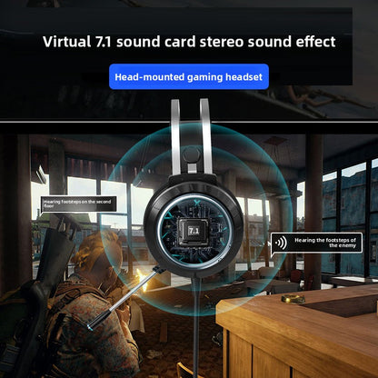 Gaming Headset with Microphone 7.1 Channel
