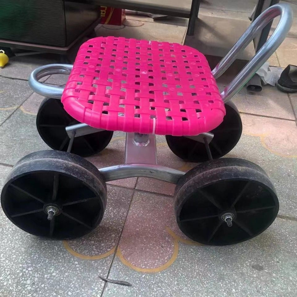 garden stool cart