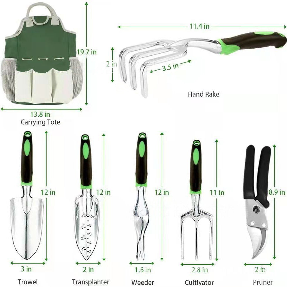 Garden Tool Set with Spray Kettles and Gloves