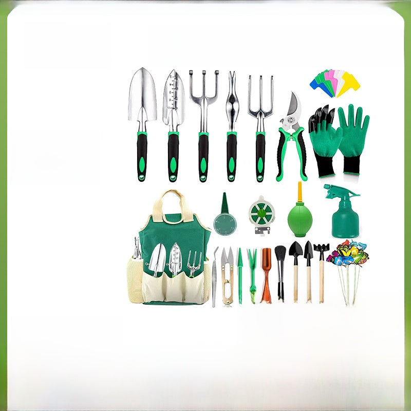 Garden Tool Set with Spray Kettles and Gloves