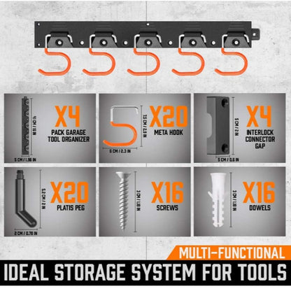 Garden tools storage