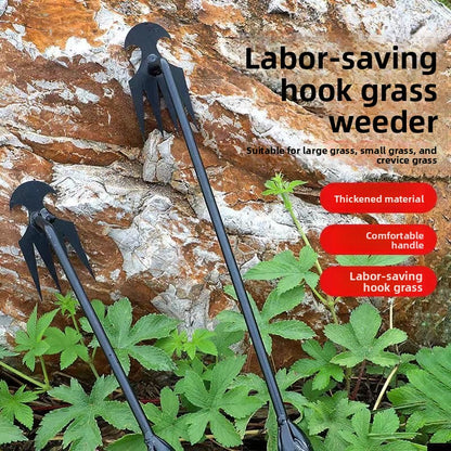 Garden Weeding Tool with Root Puller