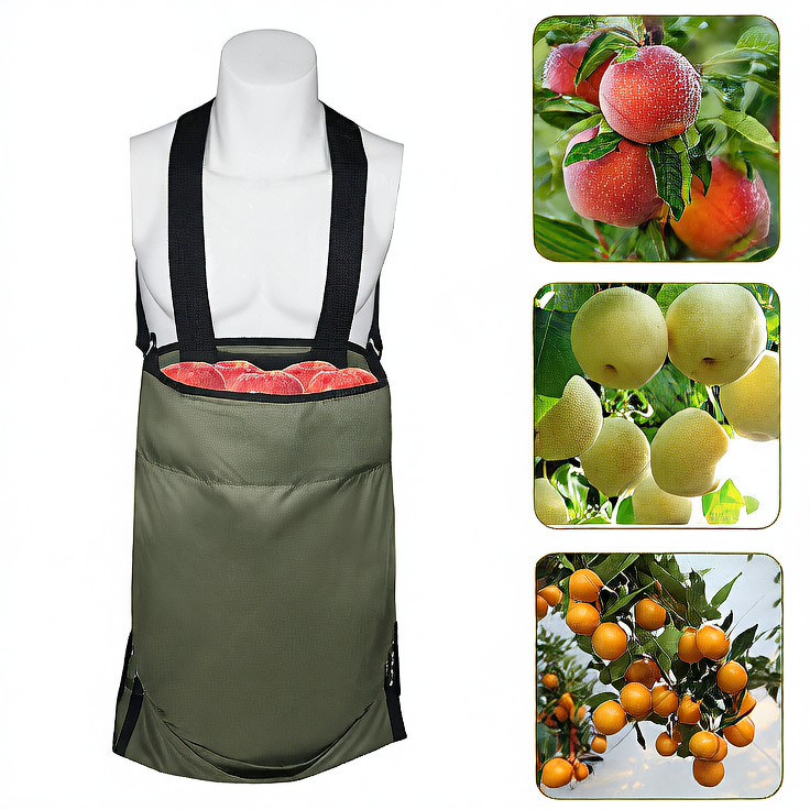 Gardening Harvest Apron with Deep Pockets